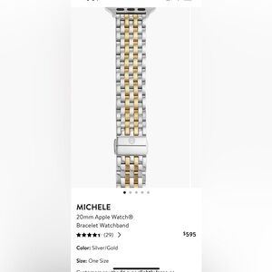Michele 20mm Apple Watch Band.